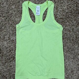 Athleta Momentum Seamless Tank-Aloe Green Mini Stripes XS